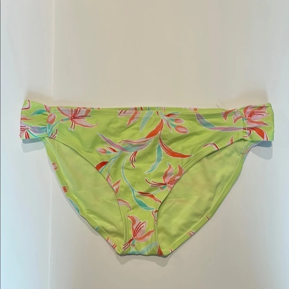 Ninety-Nine floral leaf print bikini bottom size XL